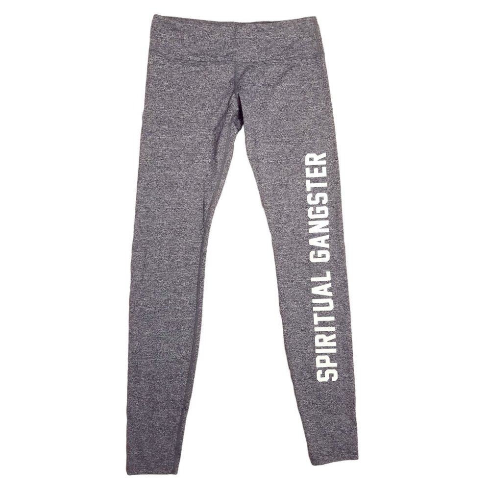 Spiritual Gangster Collegiate Practice Legging Gray Sz S